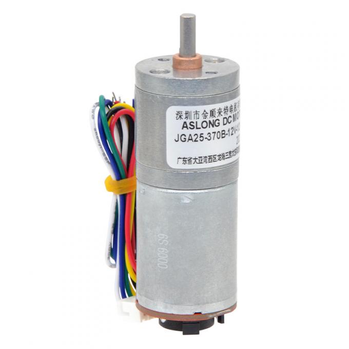 6v 12v 25mm Brushed DC Gear Motor Encoder JGA25-370B Yüksek Tork 25mm Brushed DC Gear Motor 18