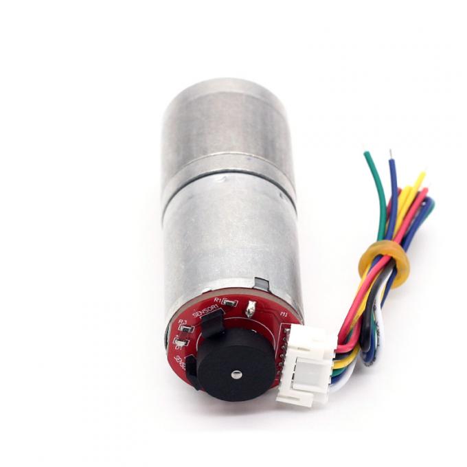 6v 12v 25mm Brushed DC Gear Motor Encoder JGA25-370B Yüksek Tork 25mm Brushed DC Gear Motor 21