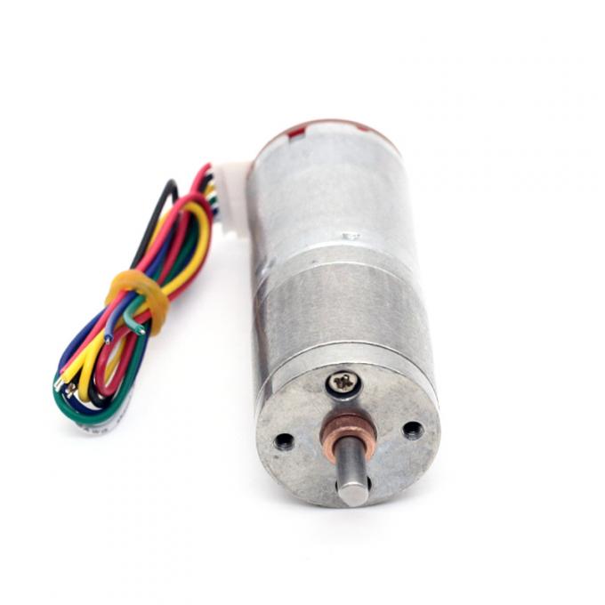 6v 12v 25mm Brushed DC Gear Motor Encoder JGA25-370B Yüksek Tork 25mm Brushed DC Gear Motor 19