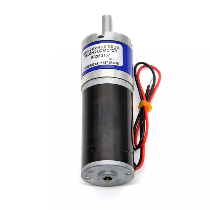 12V/24V PG32-3157 fırçalanmış gezegen dişli mikro motor 24V DC gezegen dişli motoru 19