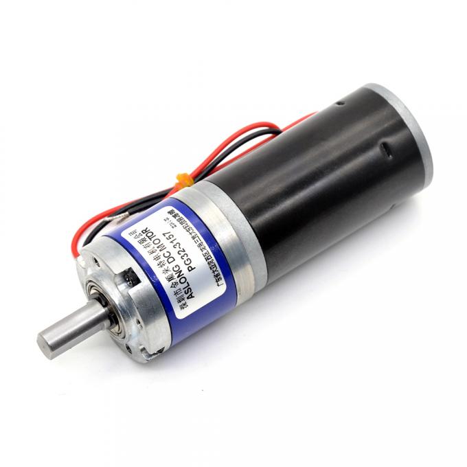 12V/24V PG32-3157 fırçalanmış gezegen dişli mikro motor 24V DC gezegen dişli motoru 17