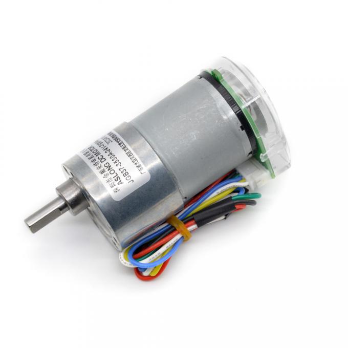 Yüksek Döner 24V 59RPM JGB37-3530A Yüksek Döner Düşük Hızlı DC Döner Elektrikli Motor 37mm 16