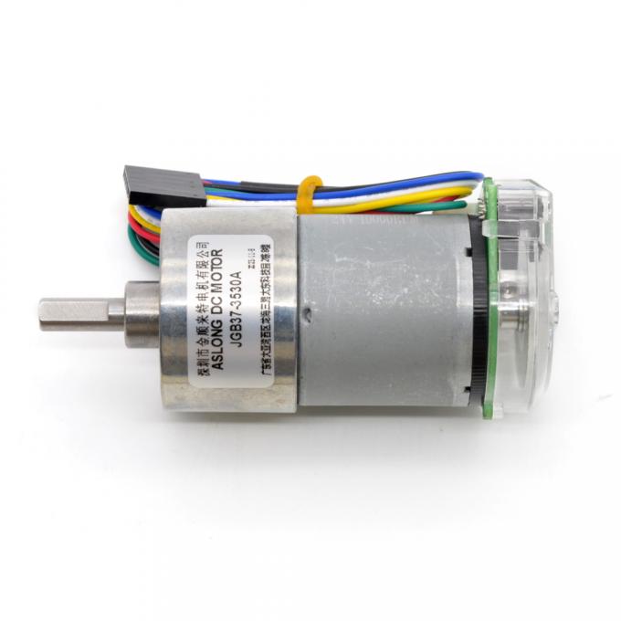Yüksek Döner 24V 59RPM JGB37-3530A Yüksek Döner Düşük Hızlı DC Döner Elektrikli Motor 37mm 18