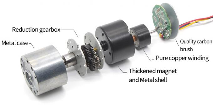Yüksek kaliteli 24V yavaşlatma motoru JGB37-3625 Mini Elektrikli fırçasız DC motoru 20