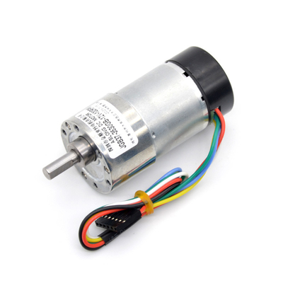 37mm 12v 24v 1600Rpm Yüksek Torklu Dişli Motor Enkoderli Eksantrik Mil