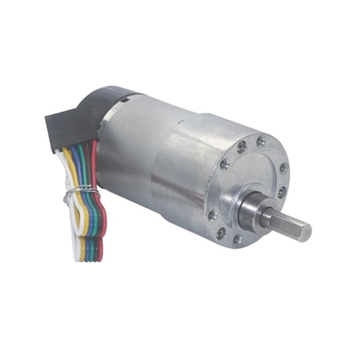 Yüksek Torklu Eksantrik Şaft Dişli Motoru 1600rpm 37mm Hall Enkoder Kapağı Koruyucu