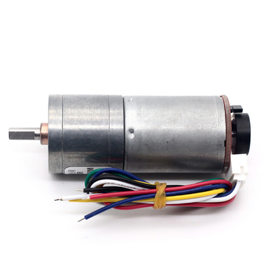 ASLONG Hall Motor Kodlayıcı Azaltma Motoru JGA25-370B 12 V 8.6-977 RPM Kodlayıcı Tedarikçisi Ile Yüksek Torklu Dc Motor Dc Motor