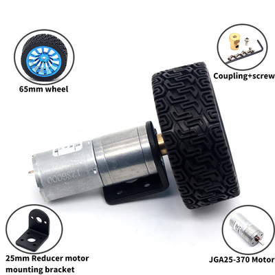 ASLONG JGA25-370TC 25mm DC Redüksiyon Motoru Akıllı Araba Tekerleği Sabitleme Çerçeve Koplama Motoru Koltuk 12 volt elektrikli motoru