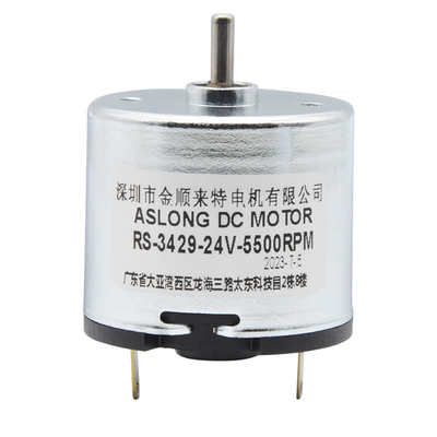 Karbon fırça yüksek torklu uzun ömürlü motor RS-3429 Mini 12V DC Dc 24v motorlar