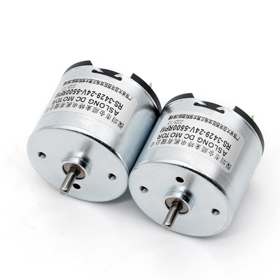 Karbon fırça yüksek torklu uzun ömürlü motor RS-3429 Mini 12V DC Dc 24v motorlar