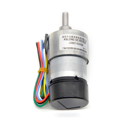 Hall Encoder Arka kapağı ile DC yavaşlatma motoru JGB37-520GB Dc Gear Motor 12v Encoder ile Mini Dc Motor Encoder ile