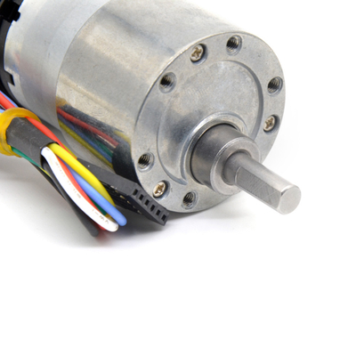 Hall Encoder Arka kapağı ile DC yavaşlatma motoru JGB37-520GB Dc Gear Motor 12v Encoder ile Mini Dc Motor Encoder ile