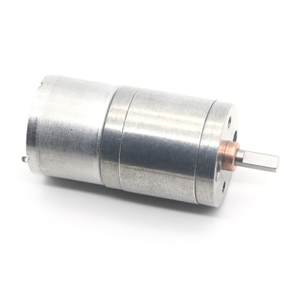 Mikro DC yavaşlatma motorunun merkezi çıkış ocağı 25mm mini motor DC fırça dişli motoru JGA25-310