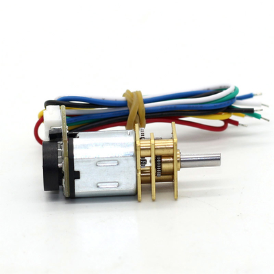 JGA12-N20B Metal Gear Dc Motor With Encoder Dc Gear Motor 6v