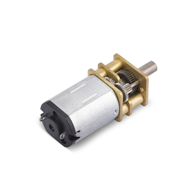 12 mm fırçalı DC vitesli motor 1000: 1 Miniatür DC düşük hızlı motor 6V