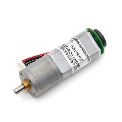 Mini fırça Dc Gear Motor JGA20-180B 12V 135RPM 1:60 12v Dc Motor Encoder ile Mini Dc Gear Motor