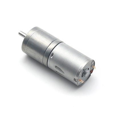 Yüksek Döner Yüksek Hız Elektrikli Mikro Motorlar JGA25-370 24V 7.5RPM 25mm Dc Düşük Hızlı Motor