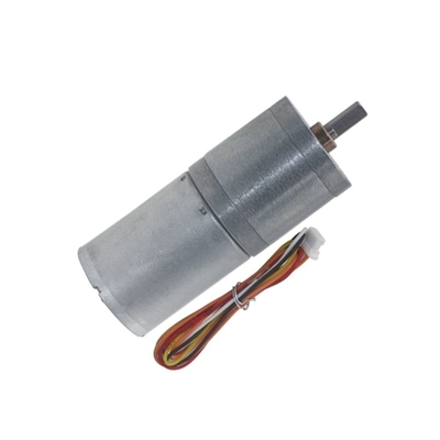 Düşük Hızlı Yüksek Döner JGA25-2430 Brushless DC Deceleration Motor 12v24v Yüksek Döner Spur Gear Dc Motor