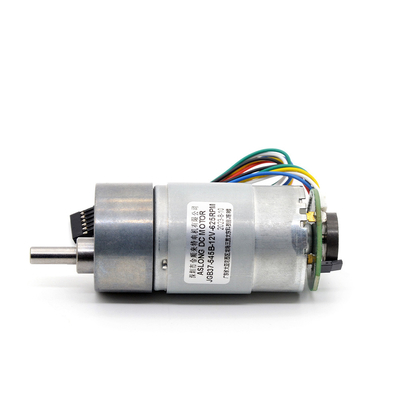 2000 RPM Metal Hız Azaltma Dişli Motoru Yüksek Torklu 24V DC Enkoderli