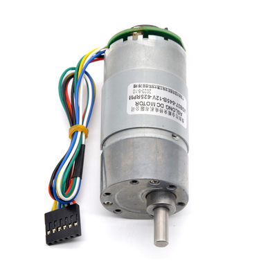 2000 RPM Metal Hız Azaltma Dişli Motoru Yüksek Torklu 24V DC Enkoderli