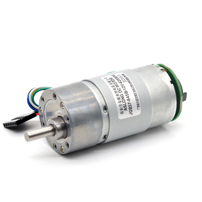 2000 RPM Metal Hız Azaltma Dişli Motoru Yüksek Torklu 24V DC Enkoderli