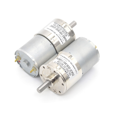 Mini DC vites motoru 37mm ZGA37-3530 12V 24V merkez çıkış vites kutusu düşük hızlı motor