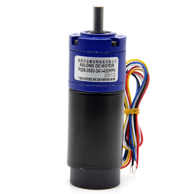 24V fırçasız DC Motor PG36-3650 Yüksek Dönerli DC fırçasız Gezegen Düğmesi Motoru