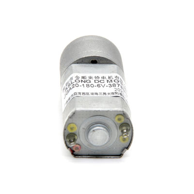 12V DC Redüksiyon Mikro Motoru JGA20-180 Mikro DC Redüksiyon Motoru Kalıcı Mıknatıs Düşük Hız
