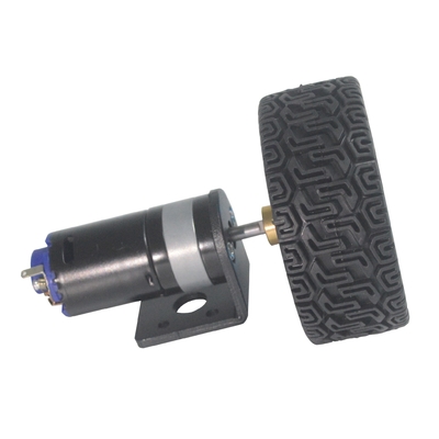 25mm Çift Mikro DC Dişli Motorlar 12v Dc Motor Yüksek Torklu Tekerlek Seti