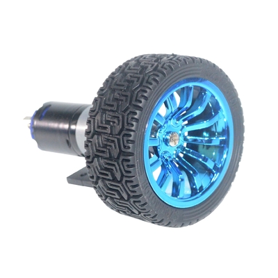 25mm Çift Mikro DC Dişli Motorlar 12v Dc Motor Yüksek Torklu Tekerlek Seti